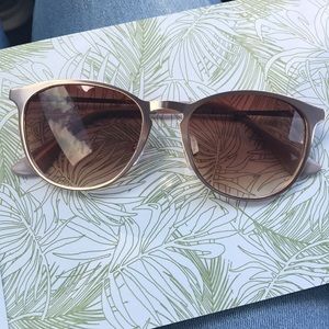 Gold sunglasses
